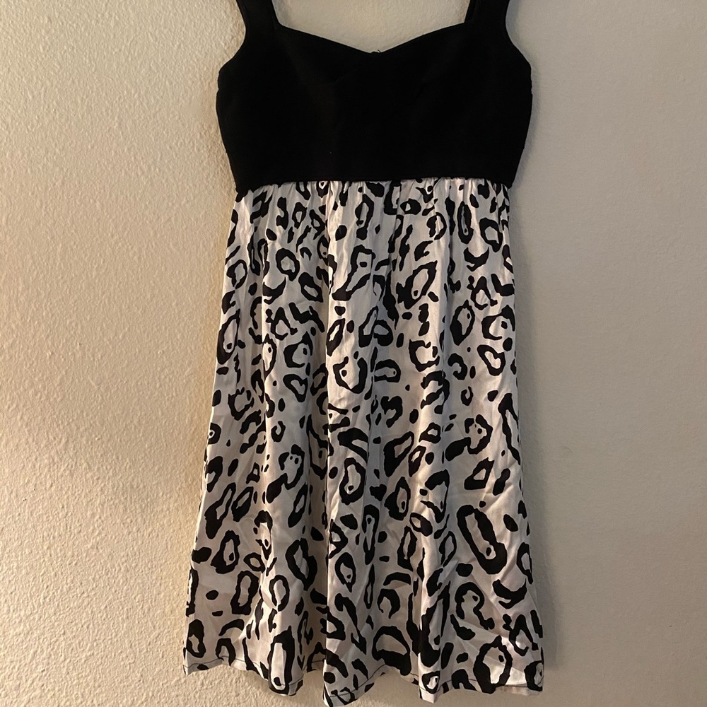 Bebe Leopard Print Dress